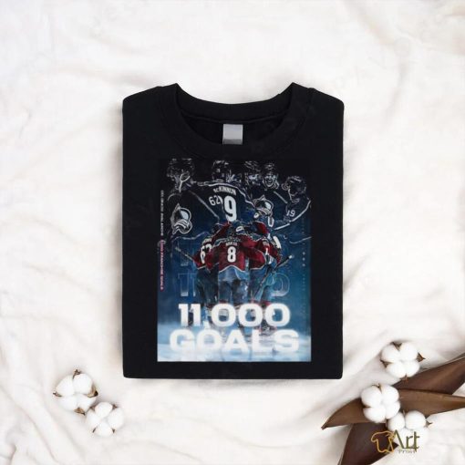 Colorado avalanche reach 11000 franchise goals home decor poster shirt