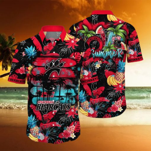 Colorful Aloha Cincinnati Bearcats NCAA Hawaiian Shirt Best Gift For Fans