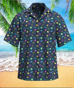 Colorful DND Dice RPG Hawaiian Shirt