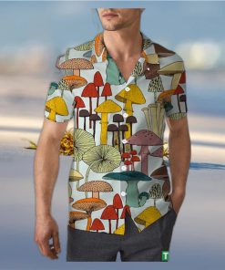 Colorful Mushroom Hippie Style Unisex 3D Hawaiian Shirt Signature Gift For Men And Women Holiday