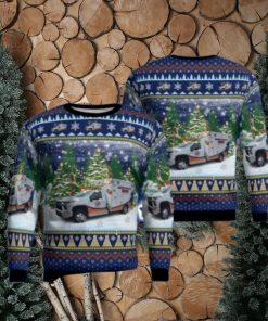 Columbia Kentucky Adair County Ambulance Service Ugly Christmas Sweaters Style Gift