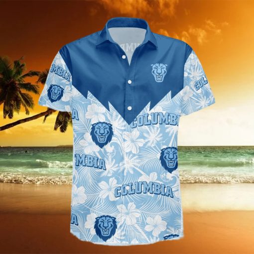 Columbia Lions 3D Hawaiian Shirt Tropical Seamless NCAA Men And Women Gift For Fans hawaiian shirt