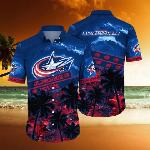 Columbus Blue Jackets NHL Hawaiian Shirt Ice Cream Seasontime Aloha Shirt