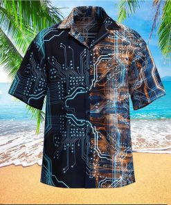 Computer Circuit Board Art Hawaiian Shirt