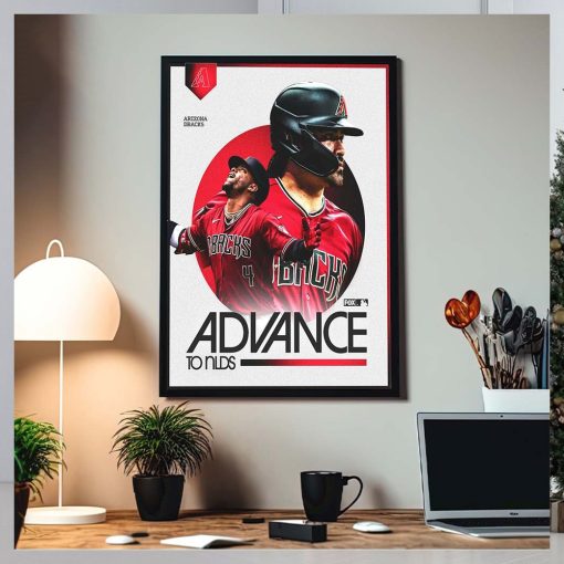 Congrats Arizona Diamondbacks Advance To NLDS 2023 MLB Home Decor Poster Canvas