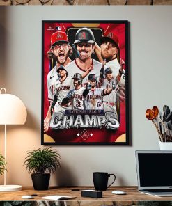 Congrats Arizona Diamondbacks MLB National League Champions 2023 Poster Canvas