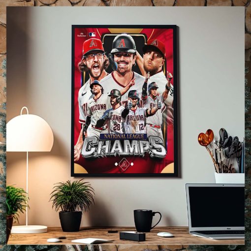 Congrats Arizona Diamondbacks MLB National League Champions 2023 Poster Canvas