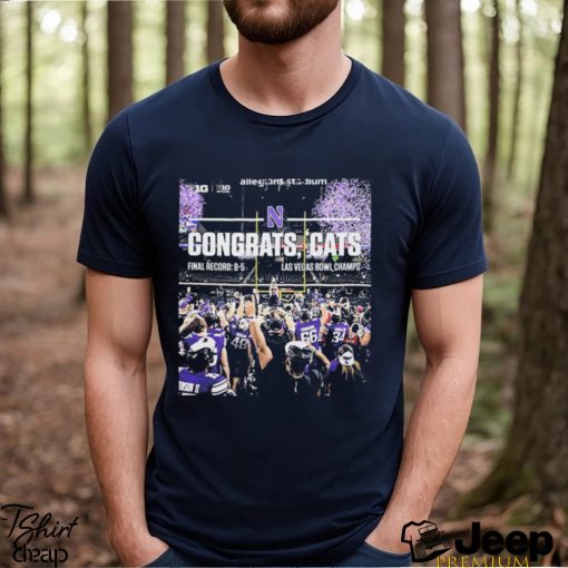 Congrats Cats Win Northwestern Football Champions 2023 Las Vegas Bowl shirt