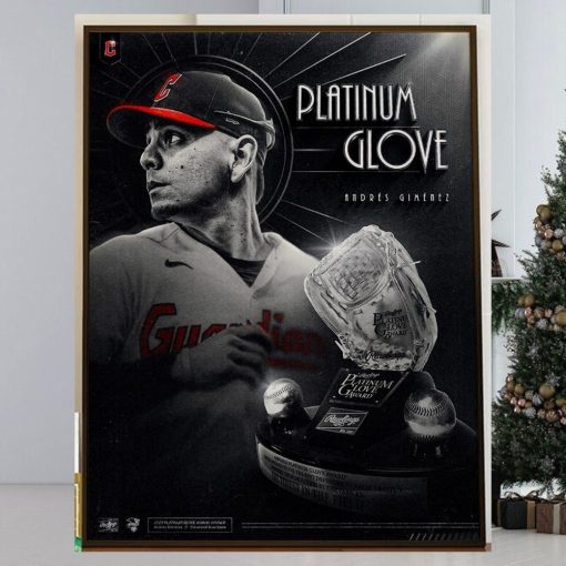 Congrats To Andres Gimenez The 2023 AL Platinum Glove Winner Home Decor Poster Canvas