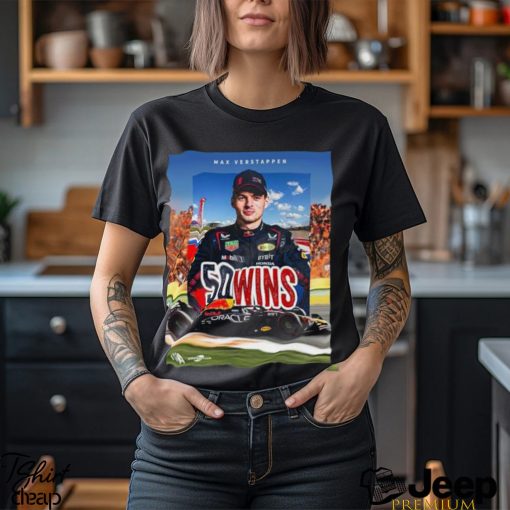 Congratulations Max Verstappen 50 Wins T Shirt United States GP 2023