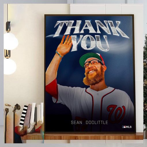 Congratulations On A Great Career And Thank You Sean Doolittle Home Decor Poster Canvas