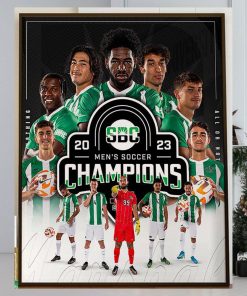 Congratulations to Marshall Mens Soccer Are 2023 SBC Mens Soccer Champions Home Decor Poster Canvas