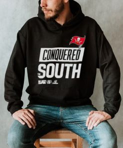 Conquered the south nfc south champions tampa bay buccaneers 2023 shirt