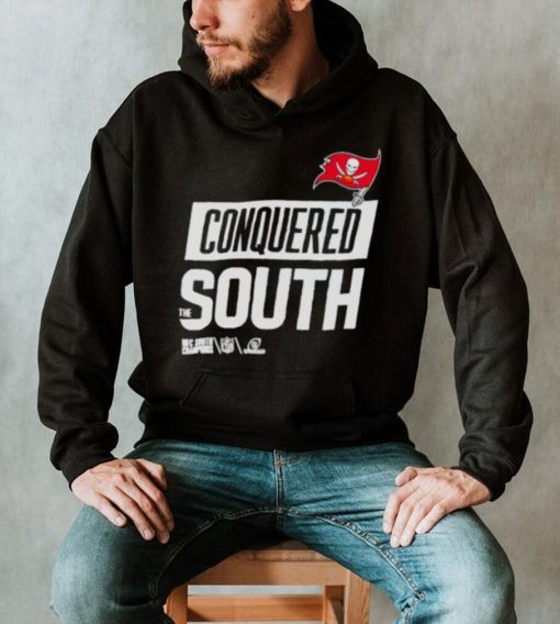 Conquered the south nfc south champions tampa bay buccaneers 2023 shirt