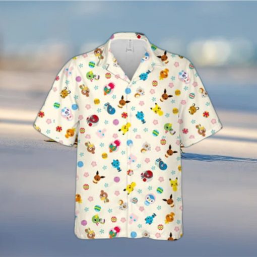 Cool Aloha Kawaii Pokemon Hawaiian Shirt Birthday Gift For Sister