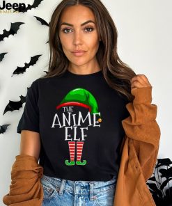 Cool Anime Elf Group Matching Family Christmas Gift Holiday T Shirts