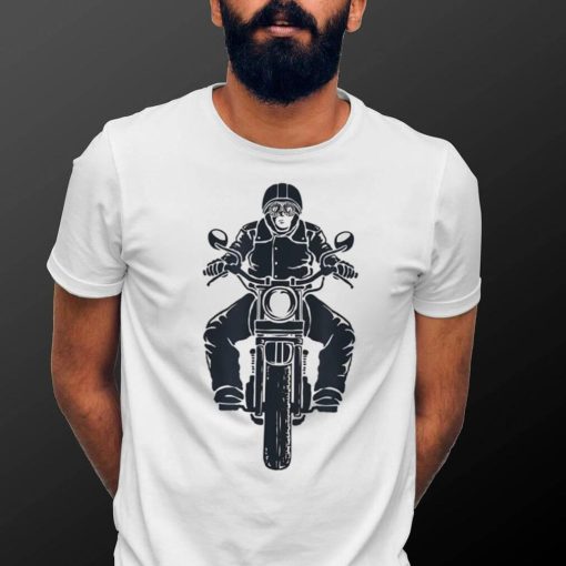 Cool Black Motorbike Biker Motorcycle Shirt