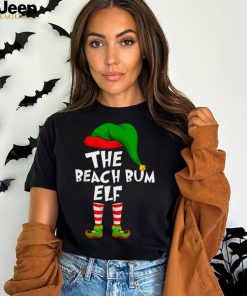 Cool Funny Matching Family Christmas Beach Bum Elf T Shirts