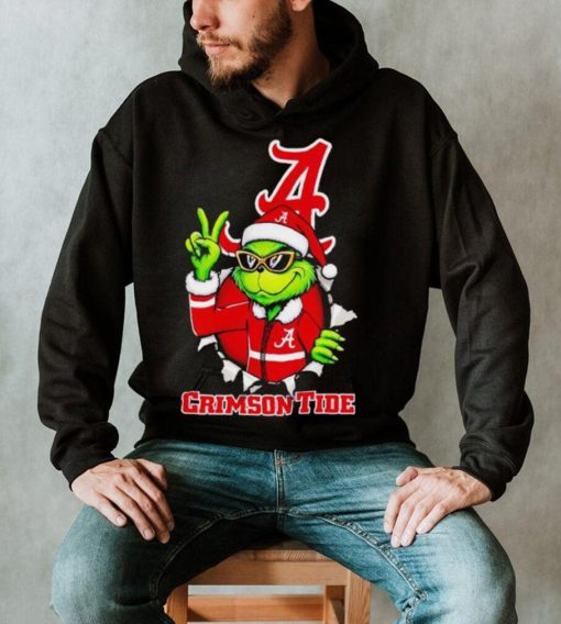 Cool Grinch Alabama Crimson Tide Christmas shirt