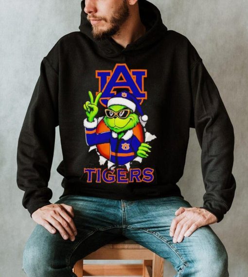 Cool Grinch Auburn Tigers Christmas shirt