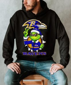 Cool Grinch Baltimore Ravens Christmas shirt