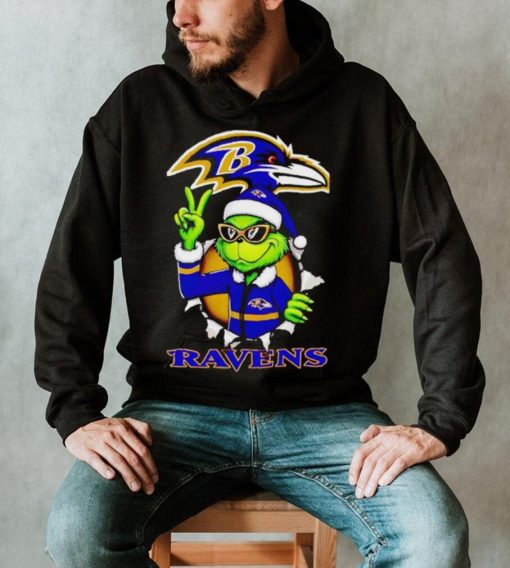 Cool Grinch Baltimore Ravens Christmas shirt