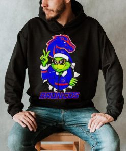 Cool Grinch Boise State Broncos Christmas shirt