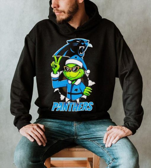 Cool Grinch Carolina Panthers Christmas shirt