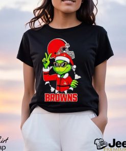 Cool Grinch Cleveland Browns Christmas shirt