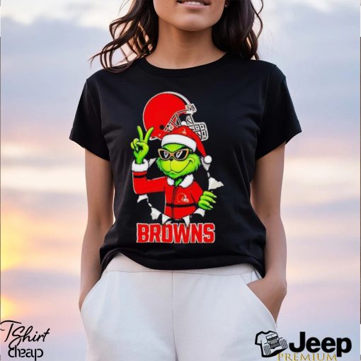 Cool Grinch Cleveland Browns Christmas shirt