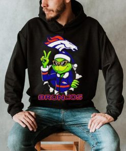 Cool Grinch Denver Broncos Christmas shirt