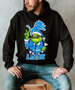 Cool Grinch Detroit Lions Christmas shirt