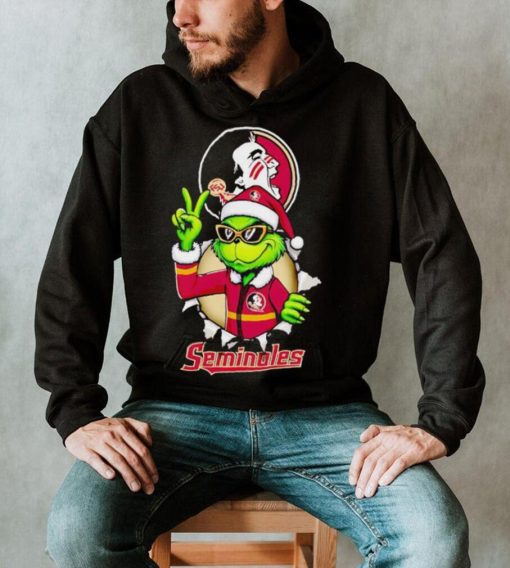 Cool Grinch Florida State Seminoles Christmas shirt