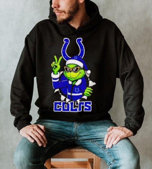 Cool Grinch Indianapolis Colts Christmas shirt