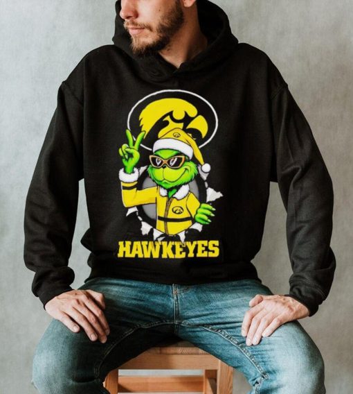 Cool Grinch Iowa Hawkeyes Christmas shirt