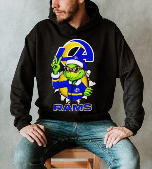 Cool Grinch Los Angeles Rams Christmas shirt