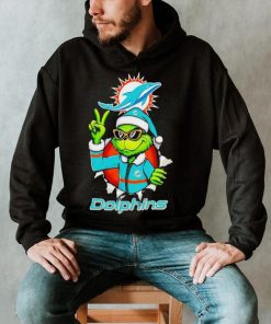 Cool Grinch Miami Dolphins Christmas shirt