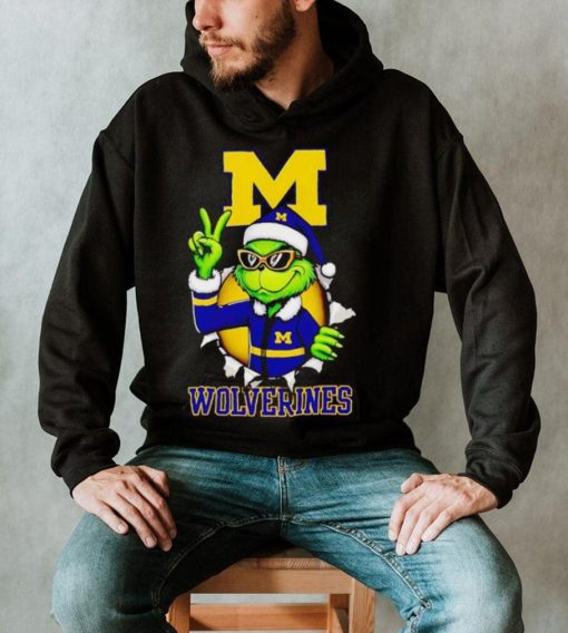 Cool Grinch Michigan Wolverines Christmas shirt