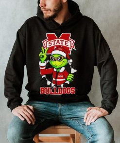 Cool Grinch Mississippi State Bulldogs Christmas shirt