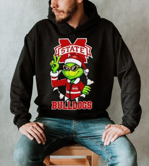 Cool Grinch Mississippi State Bulldogs Christmas shirt