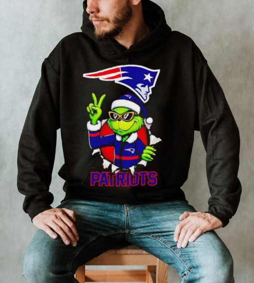 Cool Grinch New England Patriots Christmas shirt