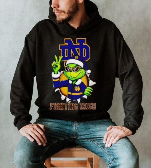 Cool Grinch Notre Dame Fighting Irish Christmas shirt