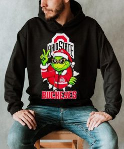 Cool Grinch Ohio State Buckeyes Christmas shirt
