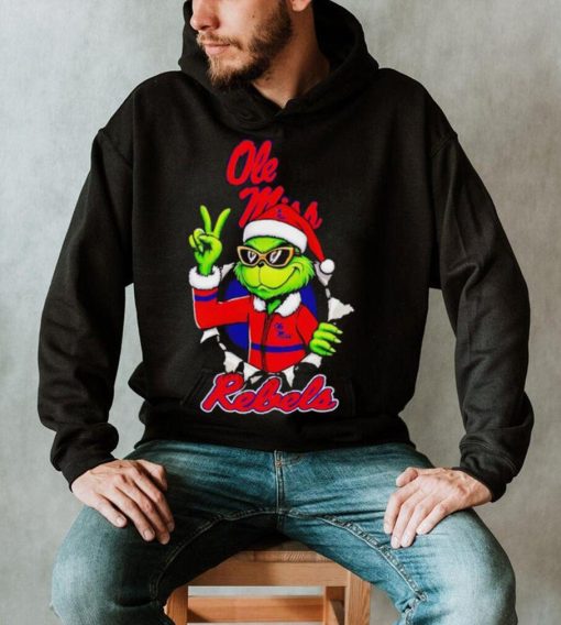 Cool Grinch Ole Miss Rebels Christmas shirt