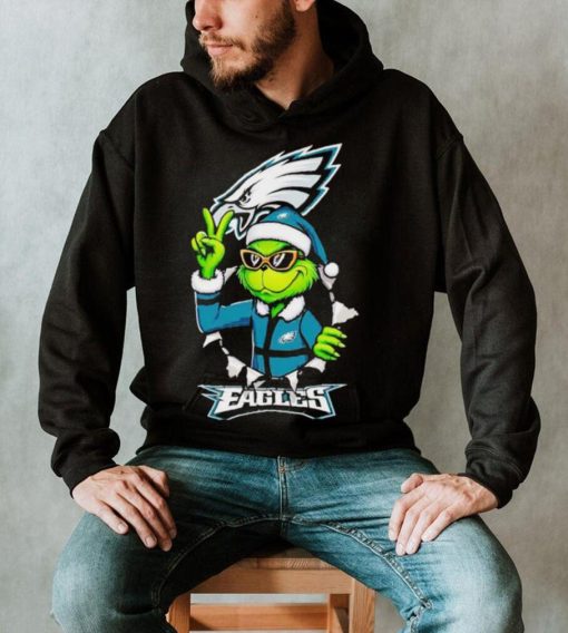 Cool Grinch Philadelphia Eagles Christmas shirt