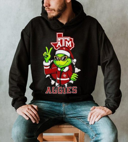 Cool Grinch Texas A&M Aggies Christmas shirt