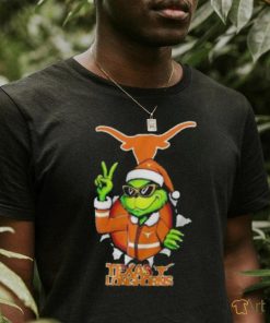 Cool Grinch Texas Longhorns Christmas Ncaa Football Shirt