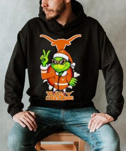 Cool Grinch Texas Longhorns Christmas shirt