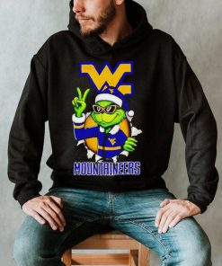 Cool Grinch West Virginia Mountaineers Christmas shirt