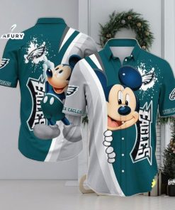 Cool Mickey Mouse Disney NFL Philadelphia Eagles NFL Hawaiian Shirt